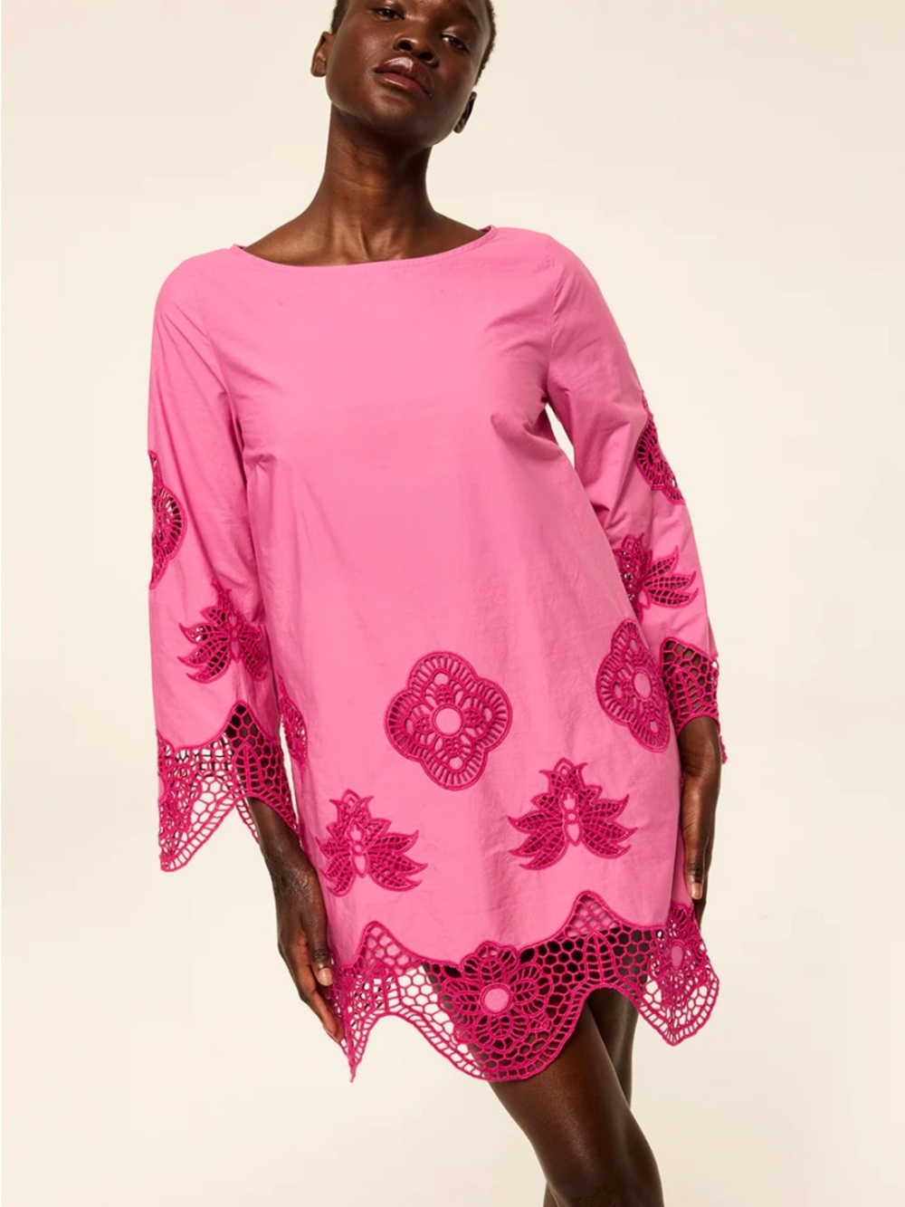 Gallica Dress in Fuchsia by MISA XS